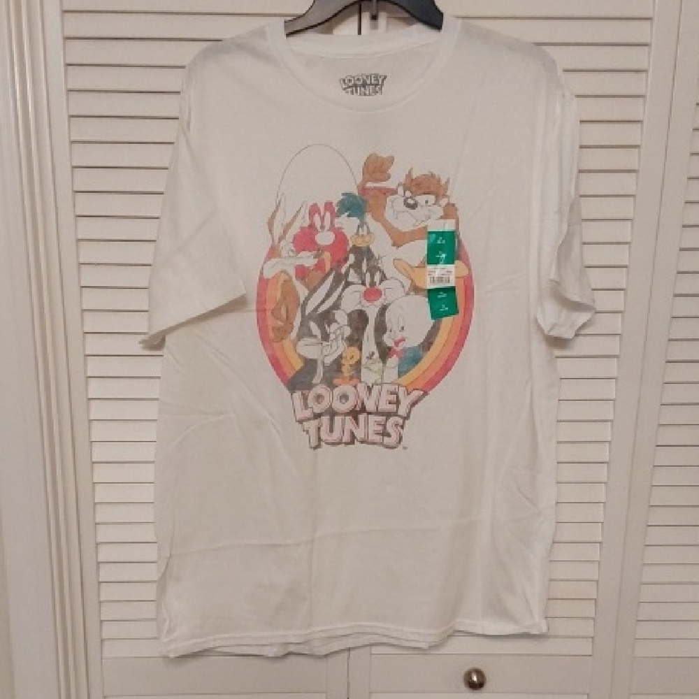 Looney Tunes White Short Sleeve Tee